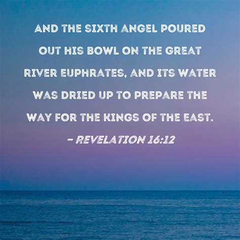 Euphrates River Drying Up Bible Prophecy