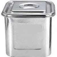 Square Bain Marie Pot with Lid, Stackable, SS at best price in New Delhi