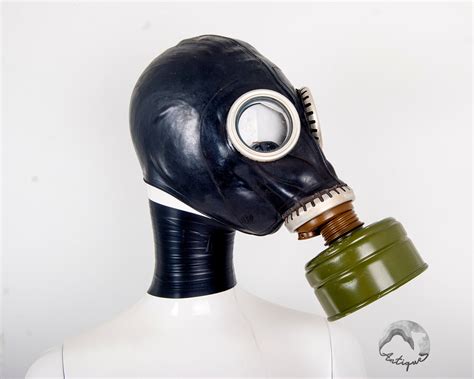 Halloween Gas Mask, Black Cybergoth Gas Mask - Etsy Australia