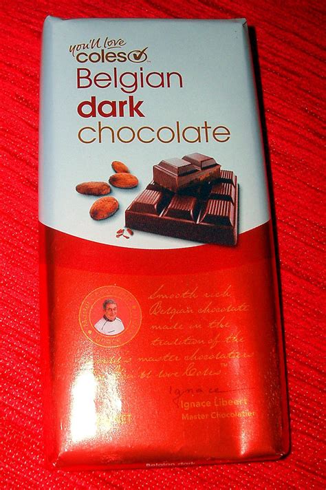 Coles Belgian Dark Chocolate