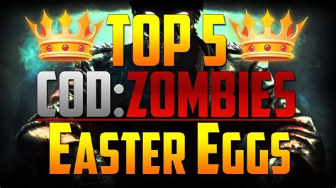 Call of Duty: Zombies | Top 5 Easter Eggs - YouTube