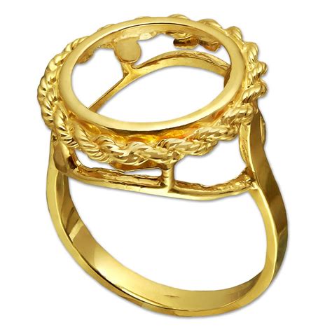 Buy 14k Gold Panda Ring (Rope-Prong) | APMEX