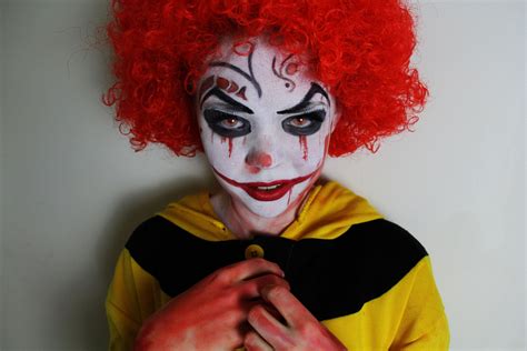 Scary Clown (Makeup Tutorial) | Scary clowns, Scary clown makeup, Clown makeup tutorial