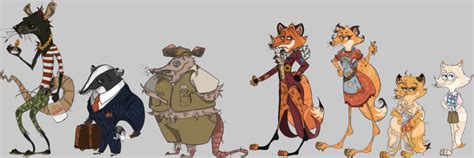 Creating a Character Design lineup for a Fantastic Mr Fox animated series | Domestika