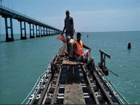 Man falls off train at Pamban bridge in Rameswaram, rescued