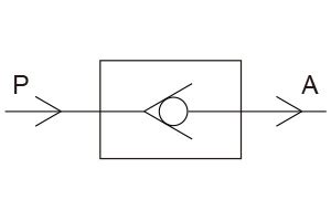 Non Return Valve Symbol