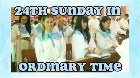 24th Sunday in Ordinary Time || 17th Sept.2023 - YouTube