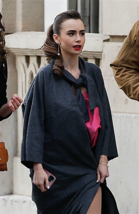 Lily Collins – 'Emily in Paris' set in Paris | GotCeleb