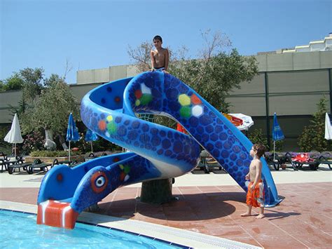 Aqua Park Water Playground Slides LLEPE Small Commercial Water Slide Customized