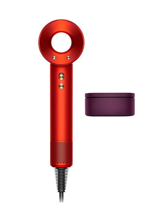 Dyson Supersonic™ hair dryer Topaz orange and Byzantine purple