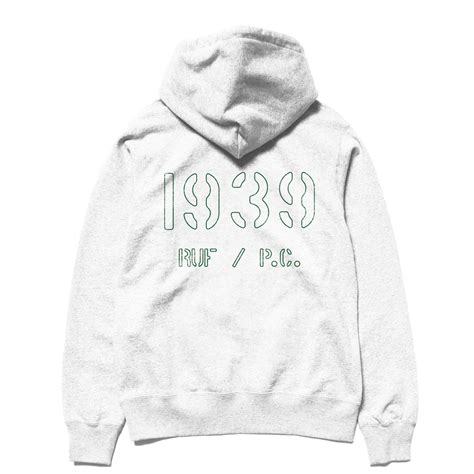 P.C. x ALOISA RUF 2.0 1939 HOODIE WHITE – Period Correct