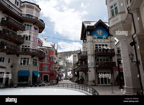 Lionshead Village - Vail, Colorado USA Stock Photo - Alamy