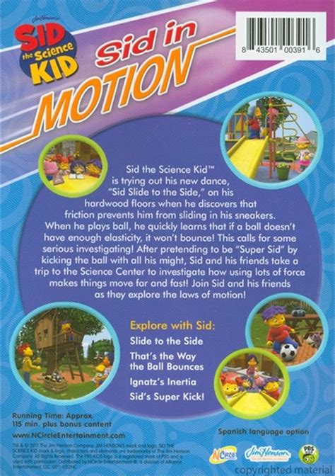 Sid The Science Kid: Sid In Motion (DVD 2011) | DVD Empire