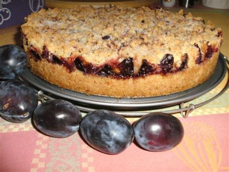 Pflaumenkuchen mit Streusel - Rezept mit Bild - kochbar.de