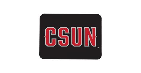 CSUN Logo on Black Magnet | Zazzle