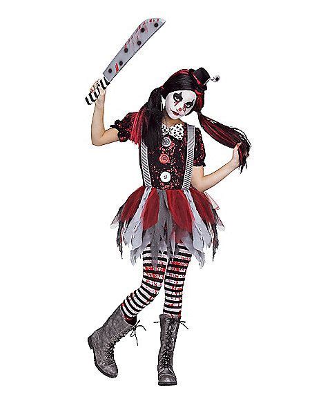 Killer Clown Girls Costume - Spirithalloween.com | Halloween ideas ...