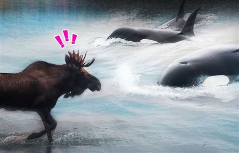 VIDEO: How Killer Whales Are Natural Predators of Moose | Unofficial Networks