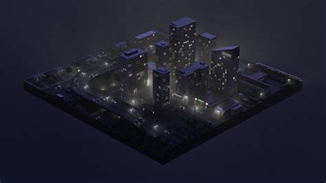 Lowpoly Isometric 3D City Animations, TheGoodbreadCo., Trieste