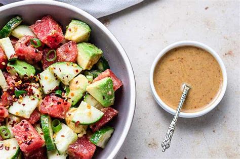 Watermelon Salad With Suya Spice · eat well abi