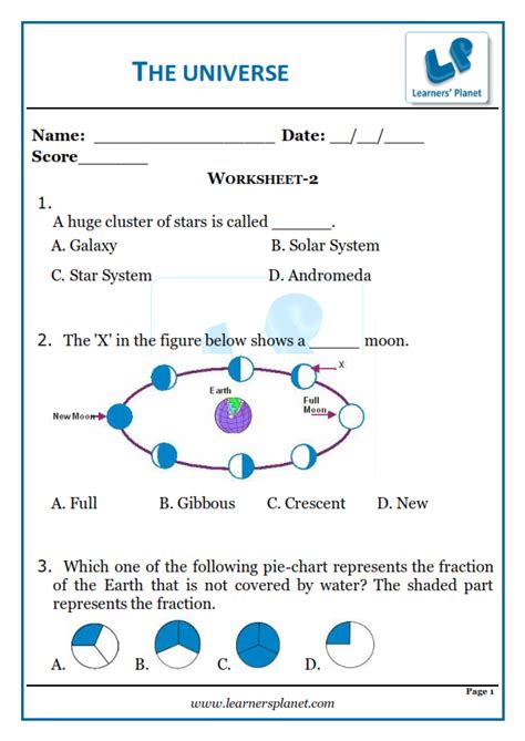 Earth & Space Science Worksheets & Free Printables