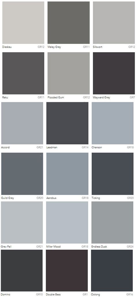 Crown Grey Paint Colour Chart - How to Paint Moldings and Trim ...