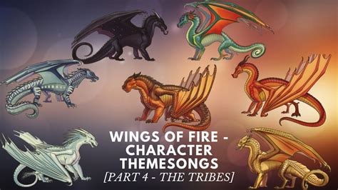 Wings of Fire - Character Themesongs [Part 4 - The Tribes] - YouTube