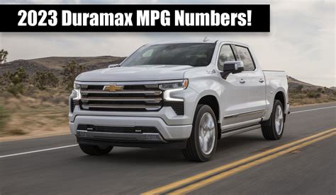 News: New 2023 Chevy Silverado 3.0L Duramax Diesel Efficiency Numbers ...