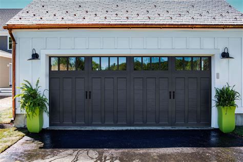 Clopay Coachman Collection carriage house garage door, Design 13 with REC14 windows custom ...