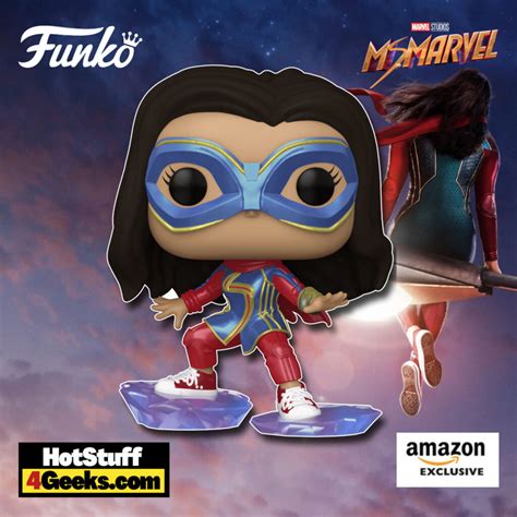 2022 NEW Ms. Marvel w/ Hard Light Power Funko Pop! Exclusive