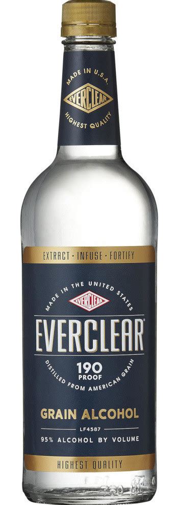 Everclear Grain Alcohol 190 Proof