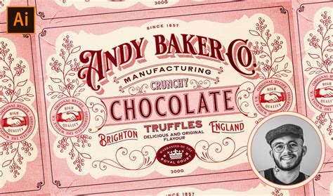 HOW TO DESIGN A VINTAGE CHOCOLATE BOX PACKAGING | Vintage graphic ...