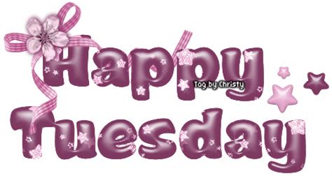 Happy Tuesday (in Glitter Text)