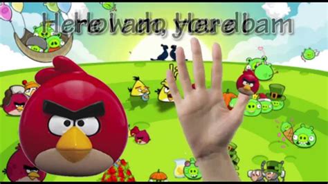 Angry birds The Finger Family Family Nursery Rhyme Songs - YouTube