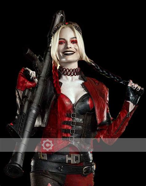 Harley Quinn Leather Costume | Margot Robbie Costume Suicide Squad