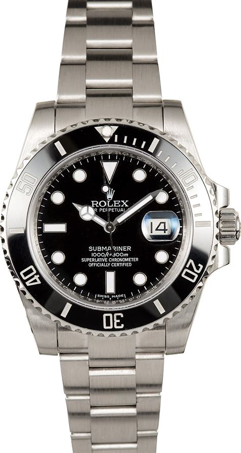 Used Rolex Submariner Watch 116610LN