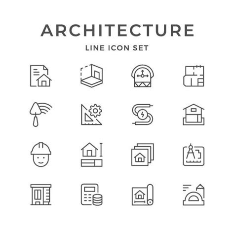 Architecture Symbols Illustrations, Royalty-Free Vector Graphics & Clip Art - iStock