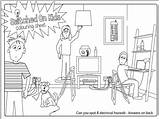 Print Electrical Safety Coloring Page  Free Printable Pages sketch template
