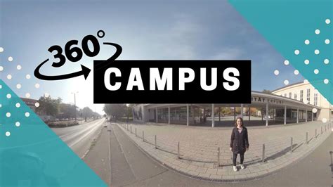 360-Grad Rundgang auf dem Campusgelände der Universität Erfurt - YouTube