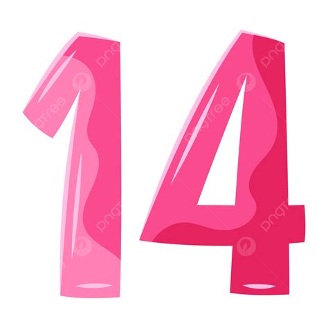 Number 14 Clipart