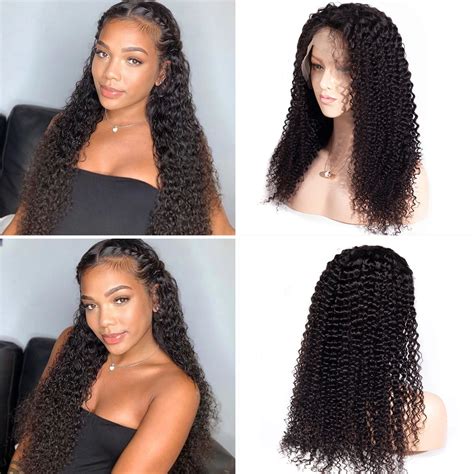 360 Lace Frontal Wigs Curly Human Hair Wigs | Tinashehair