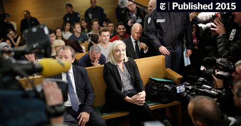 Marine Le Pen, French National Front Leader, Speaks at Her Hate-Speech Trial - The New York Times