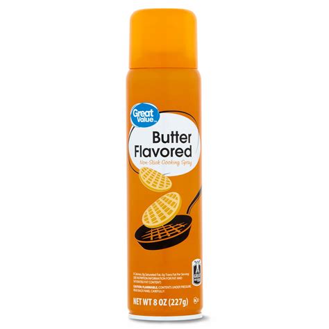 Great Value Butter Cooking Spray, 8 oz - Walmart.com