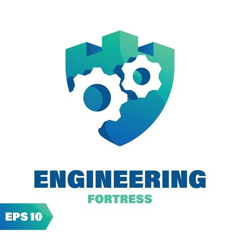 Engineering Fortress Logo 13977282 Vector Art at Vecteezy