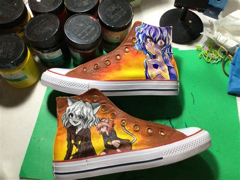 Custom Anime Shoes MyPaintedShoes.com by ajdv on DeviantArt