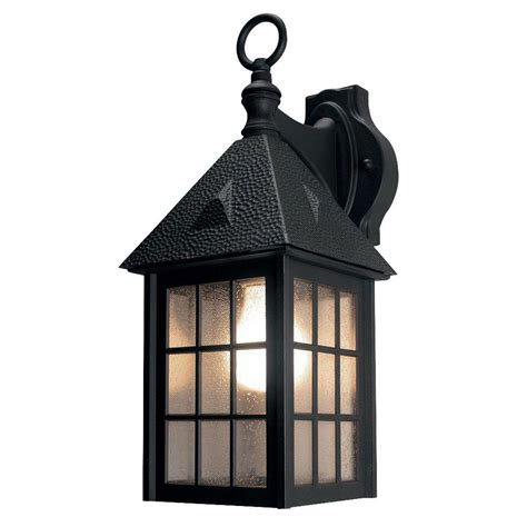 Newport Coastal Belmont Black Outdoor Wall-Mount Lantern-7972-01B - The ...