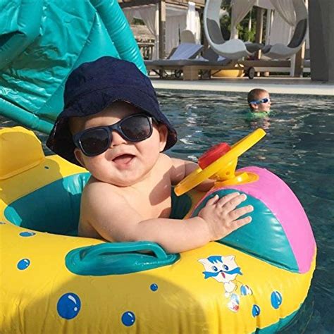 punada Baby Pool Float with Canopy Inflatable Swimming Floats for Kids ...