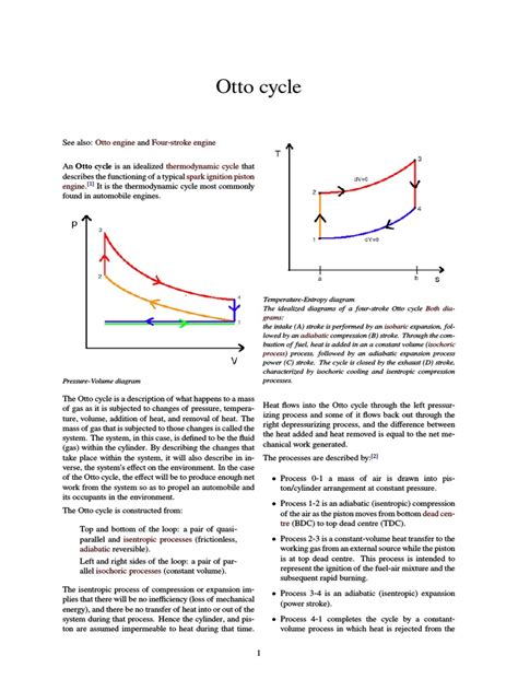 Otto Cycle | PDF | Internal Combustion Engine | Physical Sciences