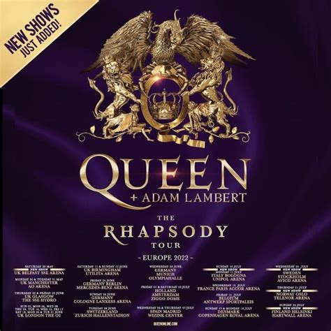 Brian May Announces New Dates For Queen + Adam Lambert’s 2022 Rhapsody Tour