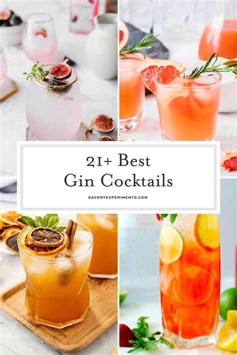 21+ BEST Gin Cocktails (Fruity, Floral and Refreshing Cocktails!)