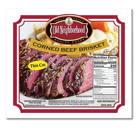 Corned Beef Brisket - Flat Cut - Old Neighborhood Foods